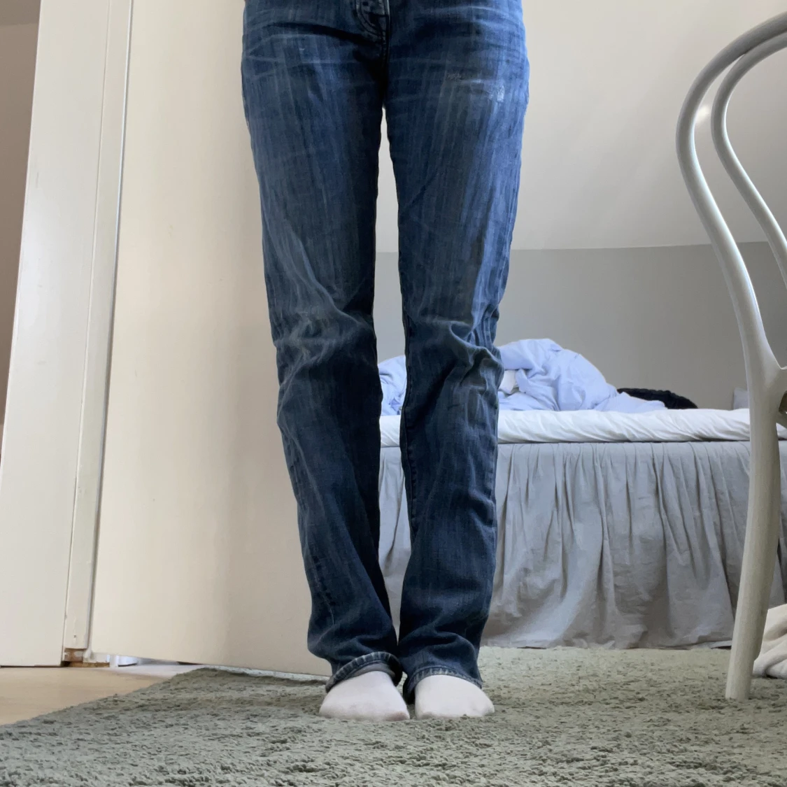 lågmidjade jeans - 91