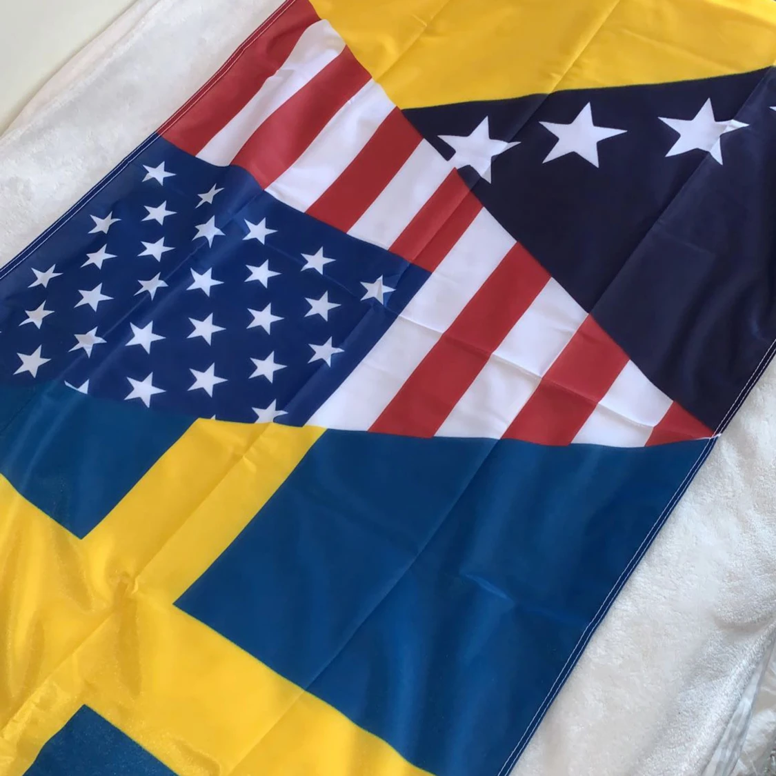 STUDENTFLAGGOR MED 3 LÄNDER - 90