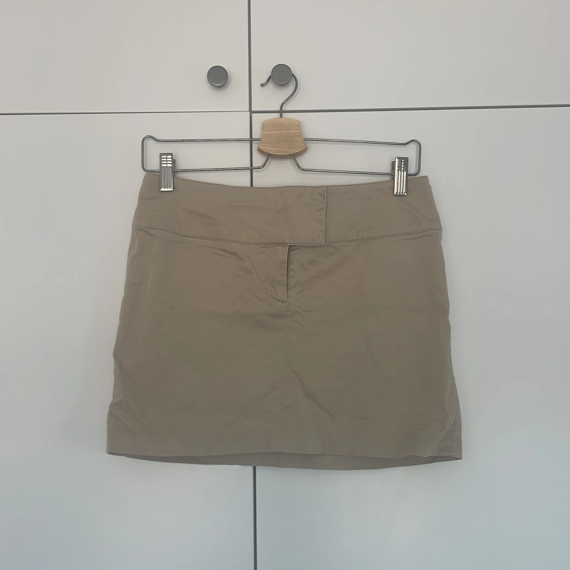Minikjol beige