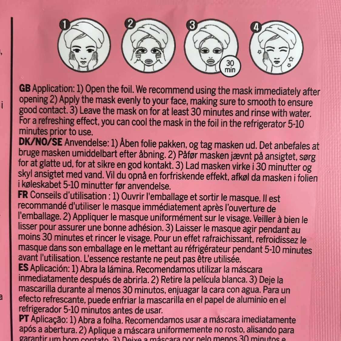 Ansiktsmask pure and care  - 91