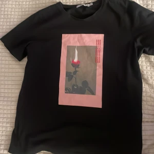 NA-KD T-shirt - Baggy t-shirt från na-kd, ångrar köp så jag säljer den. Jag har storlek S men tröjan är storlek M och den passar mig. 