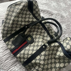 Vintage väska  - Super snygg Gucci weekendbag, Självklart äkta 