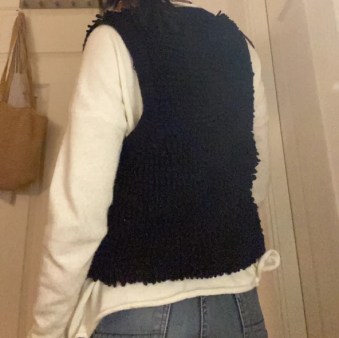 Stickad väst💘 - 91