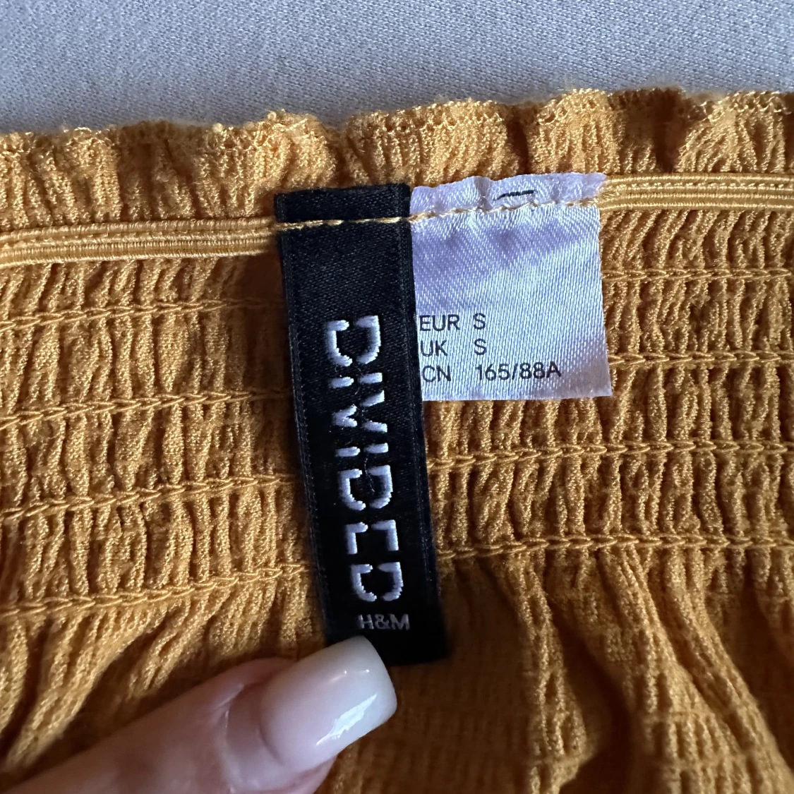 Gul/orange sommartopp - 90