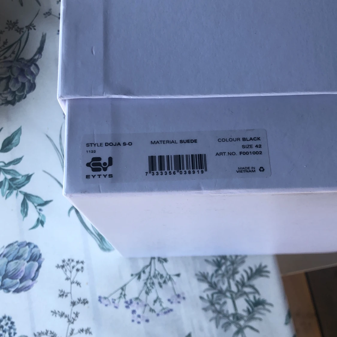 Eytys doja s-o suede black - 91