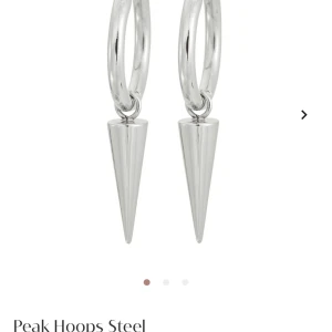 Peak hoops steel - Snygga trendiga örhängen från Edblad. Fint skick, haft i cirka ett halvår.🥰Originalpris är 399 och säljer för 250💗