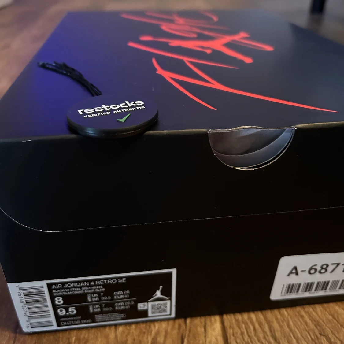 Jordan 4 Black Canvas - 90