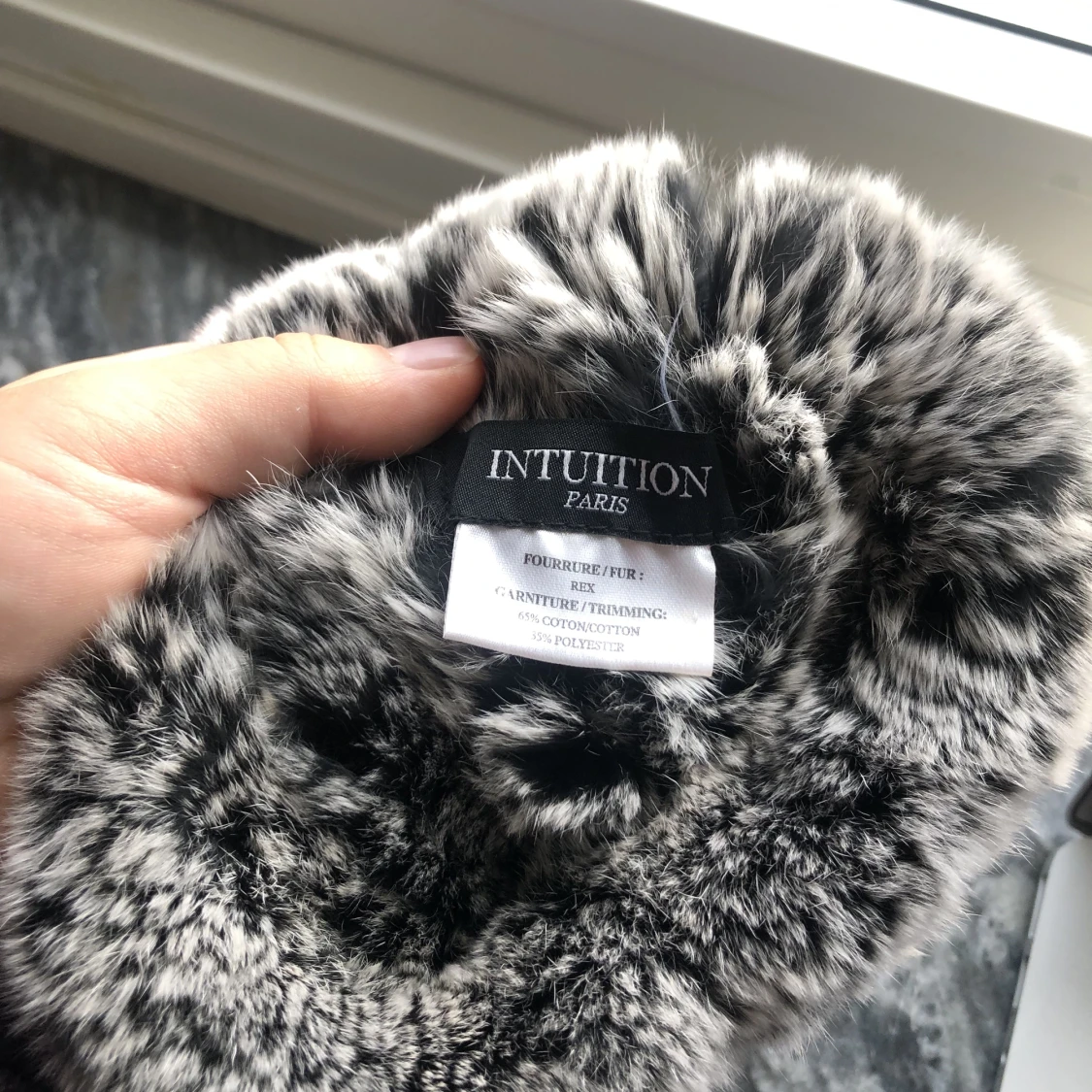 Extremt mjuk faux fur mössa - 90