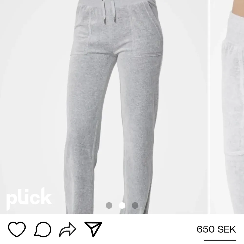 Jätte fina juicy byxor som jag inte får användning av längre hör av er om ni vill ha bilder eller lägga ett prisförslag är det bara att kontakta . Jeans & Byxor.