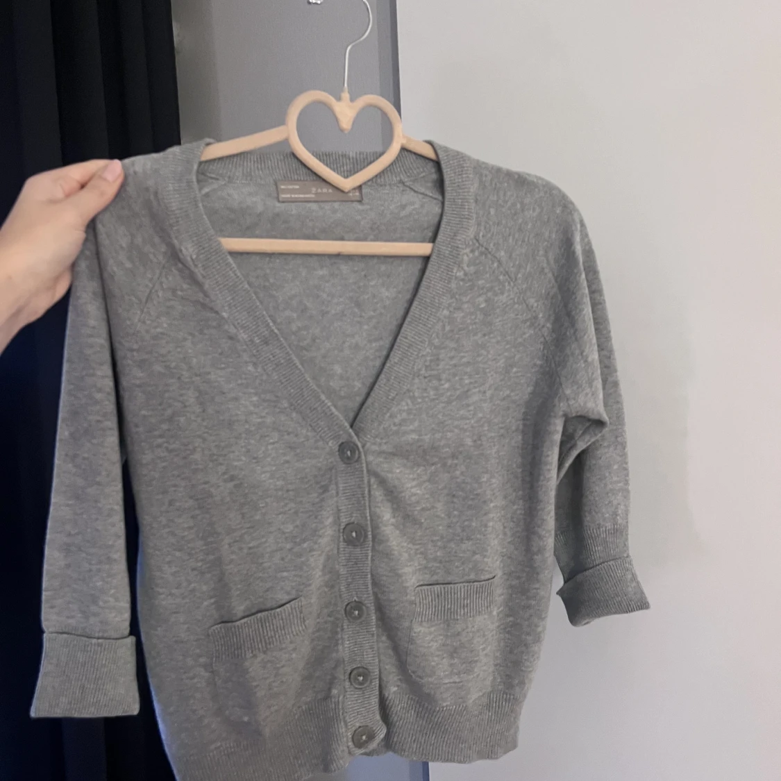 Zara trekvartsärmad kofta