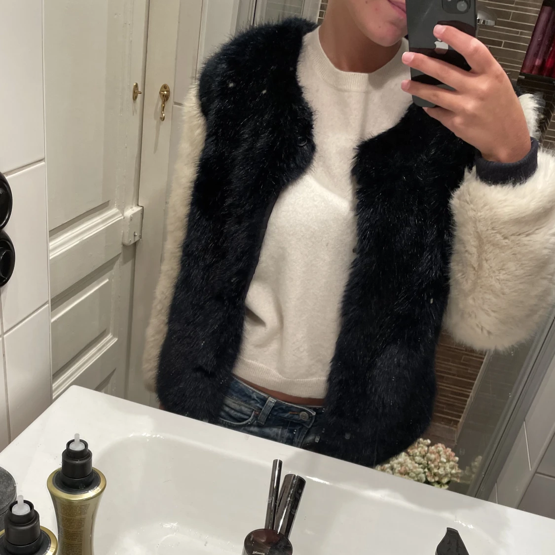 Intressekoll pälsjacka  - 90