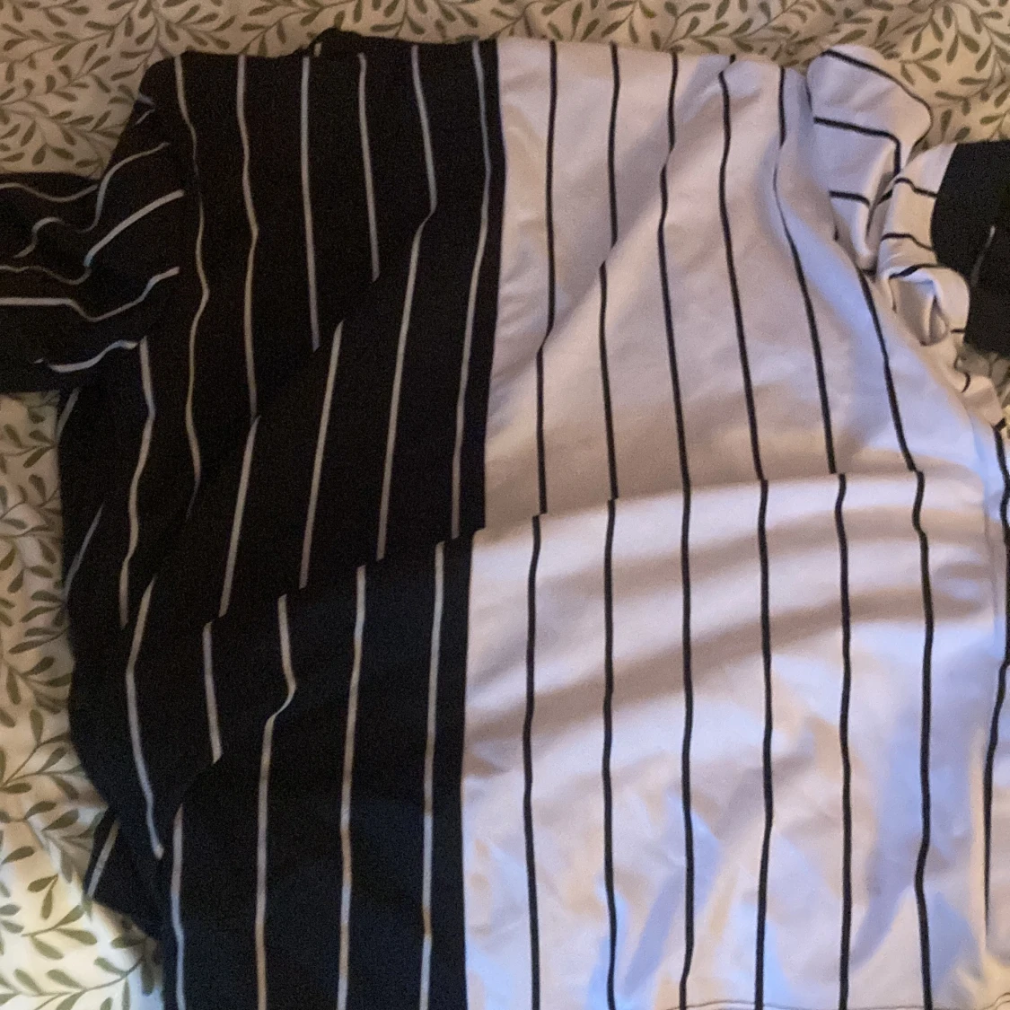 Kavaj vit svart randig - 90