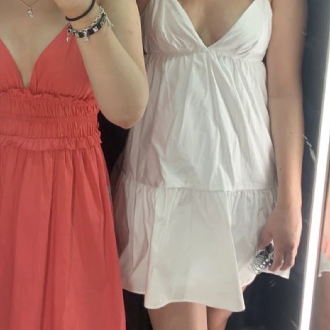 Zara klänning vit  - 91