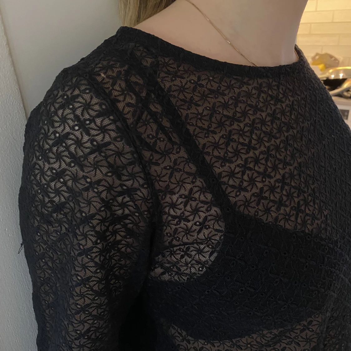 Genomskinlig topp - 90