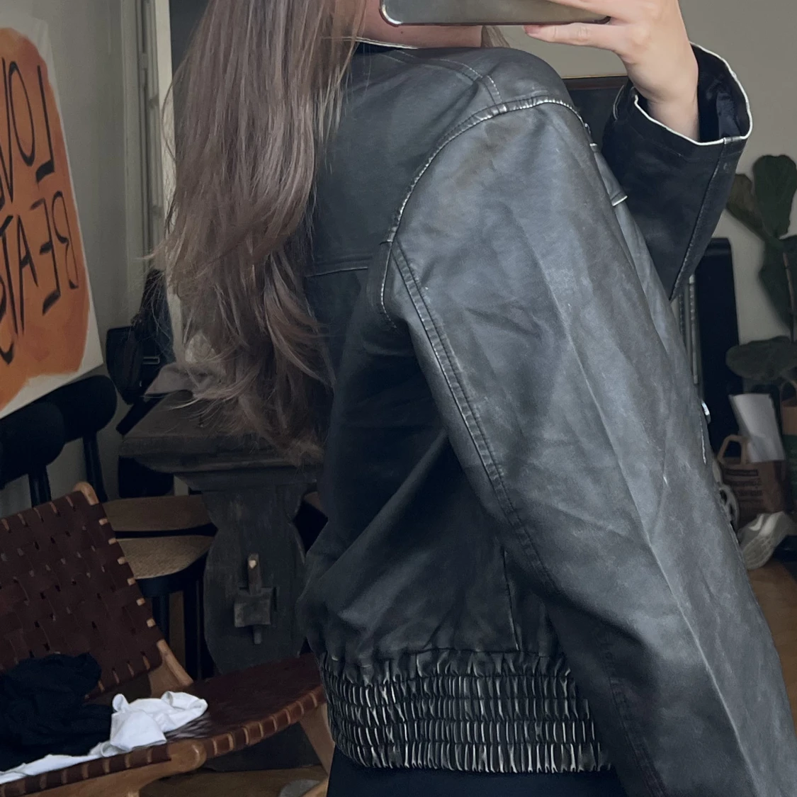 Läderjacka / skinnjacka - 90