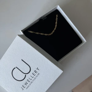 CU JEWELLERY - Armband med återvunnet sterling silver 925 med 18K guldplätering Bredd: 2mm Längd: 16cm + 4cm förlängningskedja Ny pris 399. Säljer det för 260+frakt 