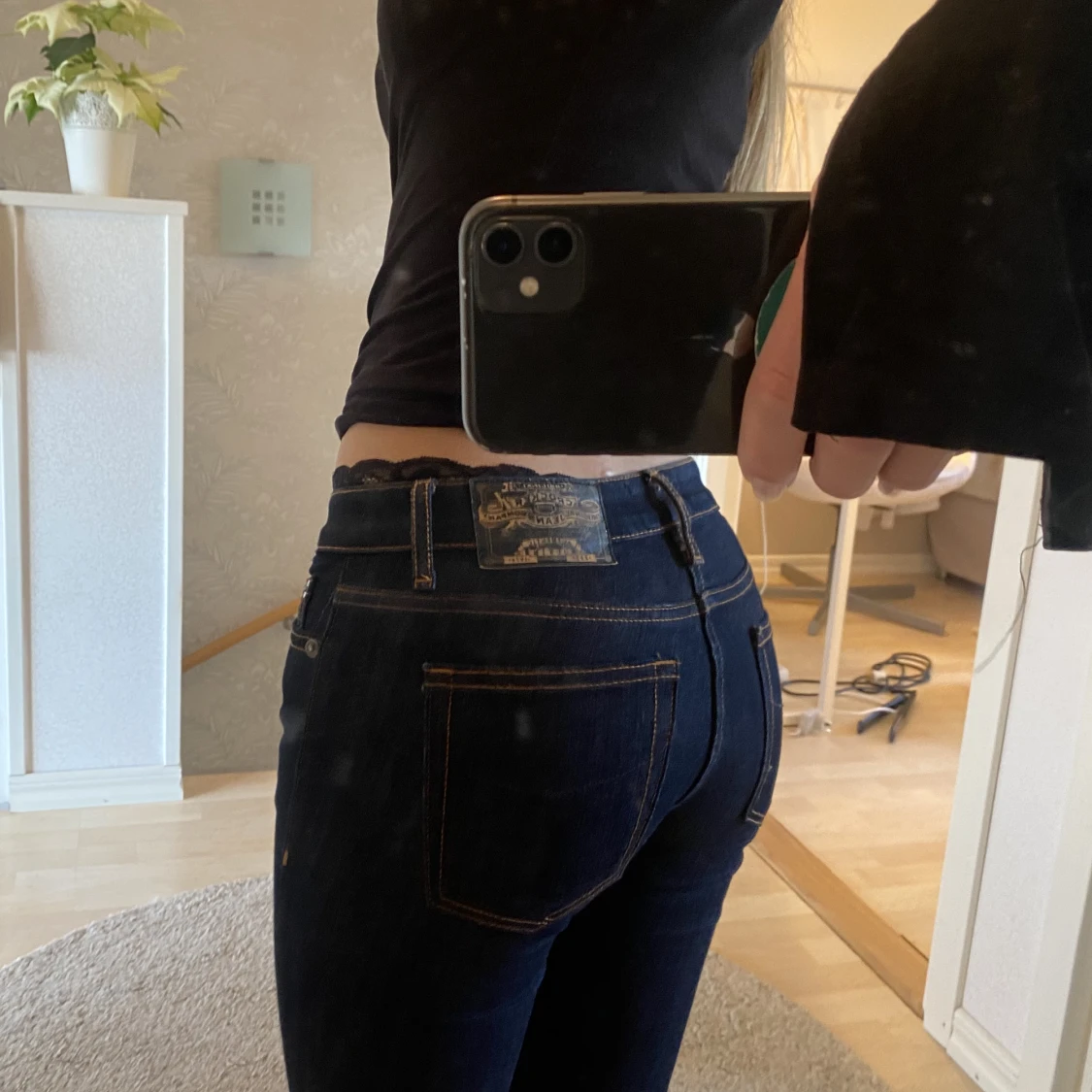  Low waist bootcut jeans   - 91