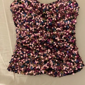 Topp - Superfin paljett topp från zara☺️använd två gånger 
