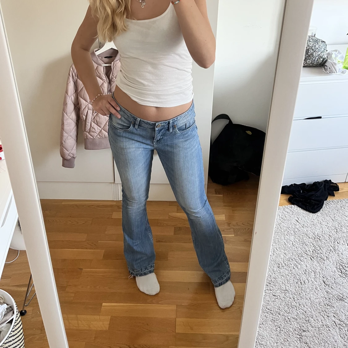 Lågmidjade jeans  - 90