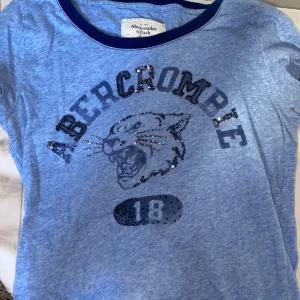 Abercrombie tröja - Jätte Fin blå Abercrombie tröja i storlek XS