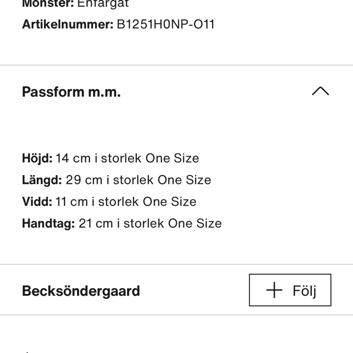 Becksödergaard väska - 91