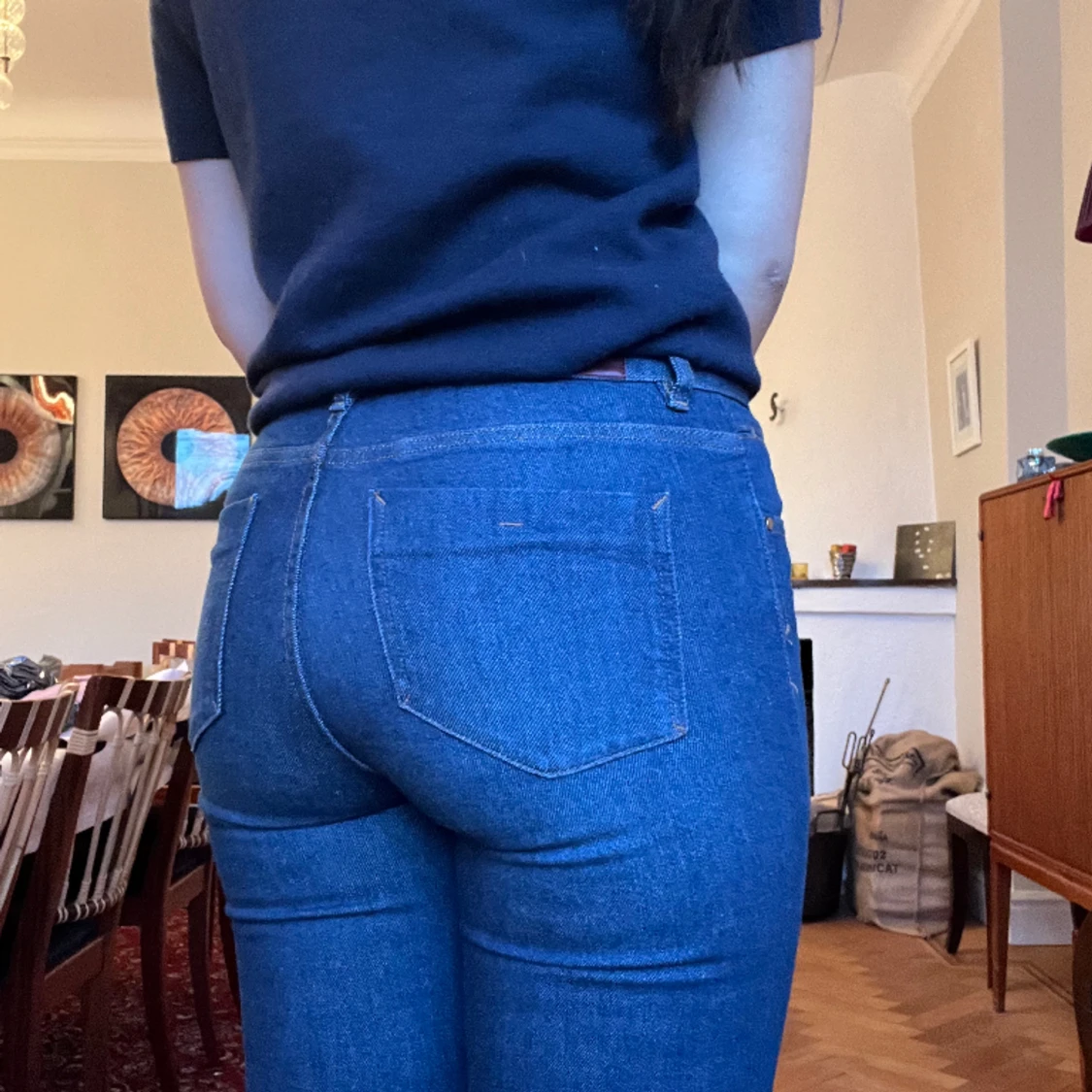 Utsvängda Zara jeans - 91