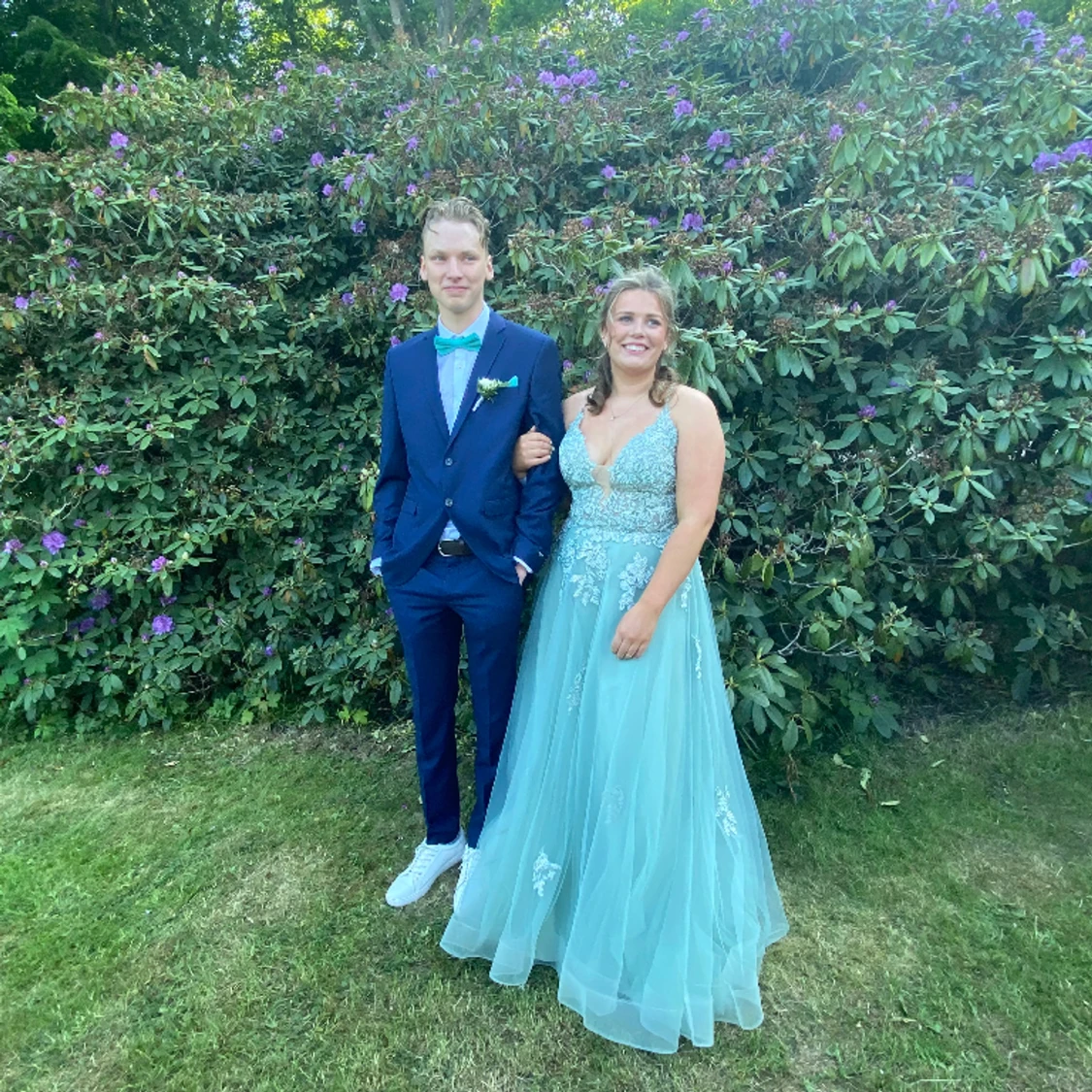 Superfin balklänning i härlig färg