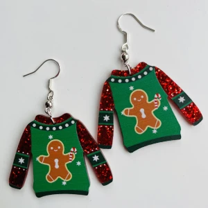 Pepparkaksörhängen - Nickelfria krokar och fri frakt ❤️