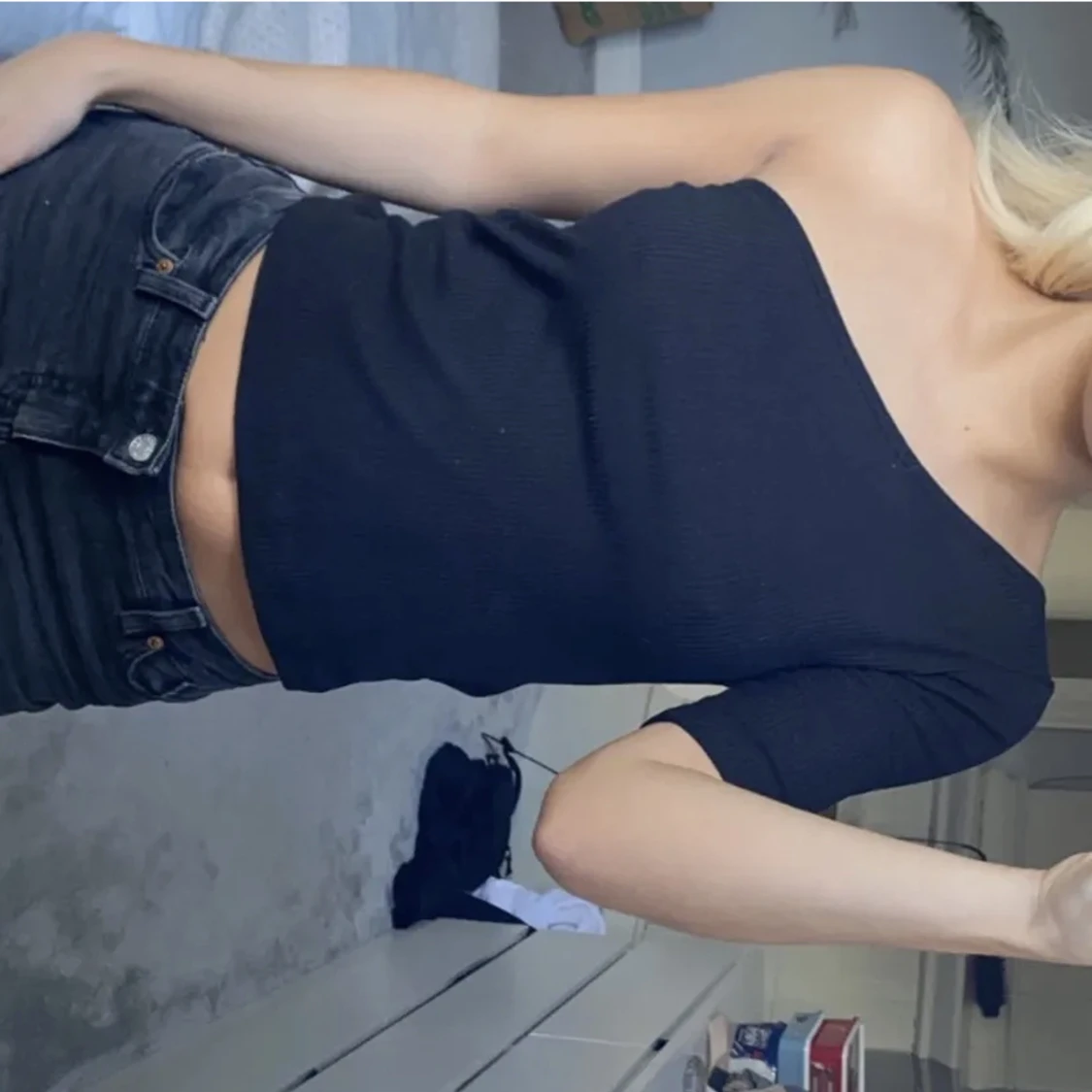 One shoulder topp - 90