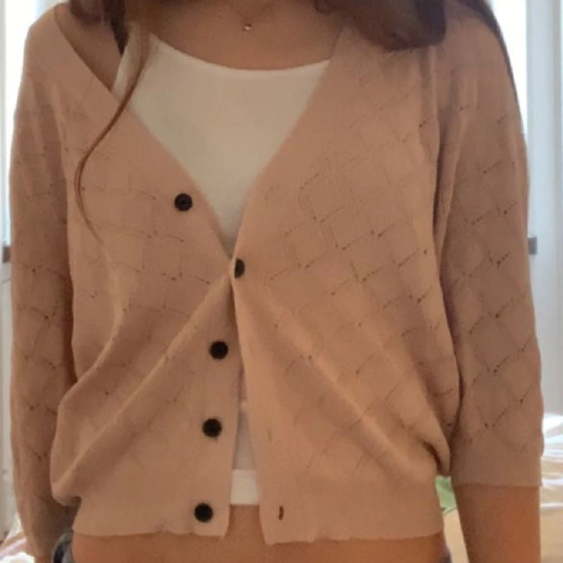 3 kvarts ärmad kofta - 91