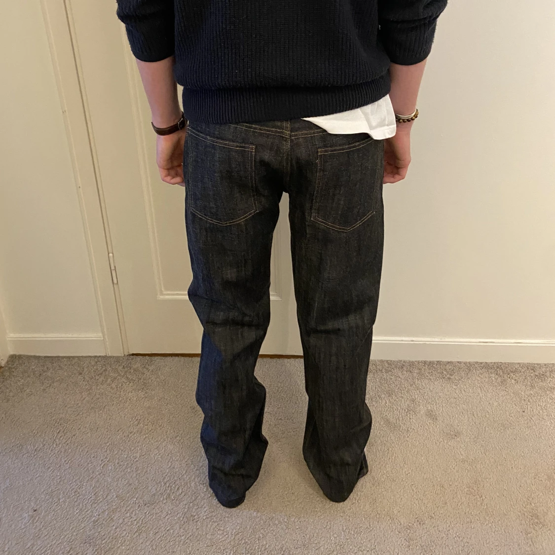 Mörkblåa jeans  - 90