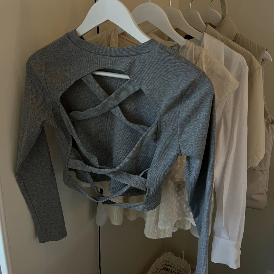 Jättefin långärmad topp  - 90