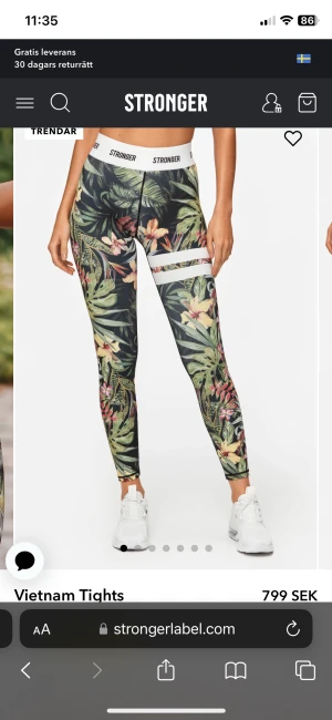 Stronger set - Träningsset från STRONGER i storlek S, leggingsarna aldrig använda, topp använd endast en gång på photoshoot 