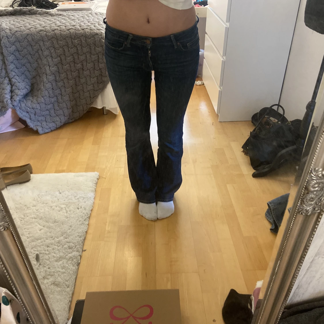 Lågmidjade jeans