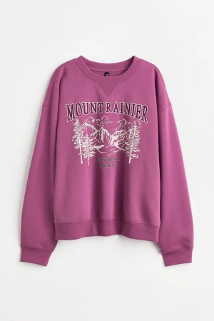 HM sweatshirt  - Säljer dena fina HM tjock tröjan i str M, använt 1 gång och är i bra skick💕den passar även str S och kontakta mig för flera bilder och information💓