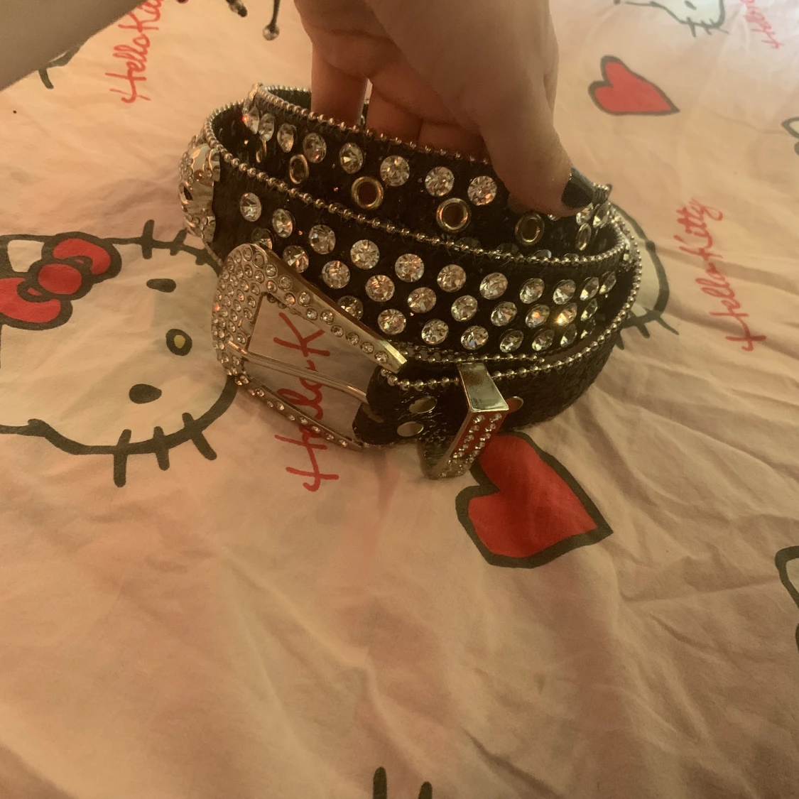 Rhinestone bälte  - 90