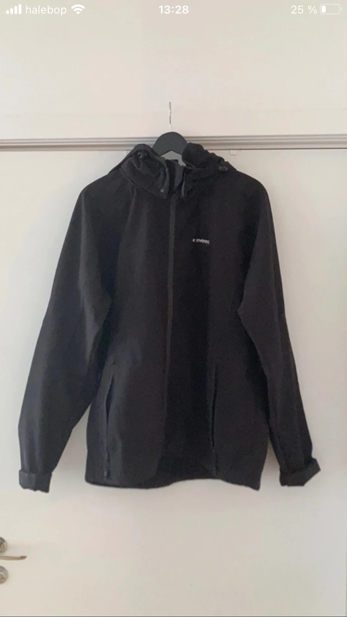 Everest svart windbreaker jacka 