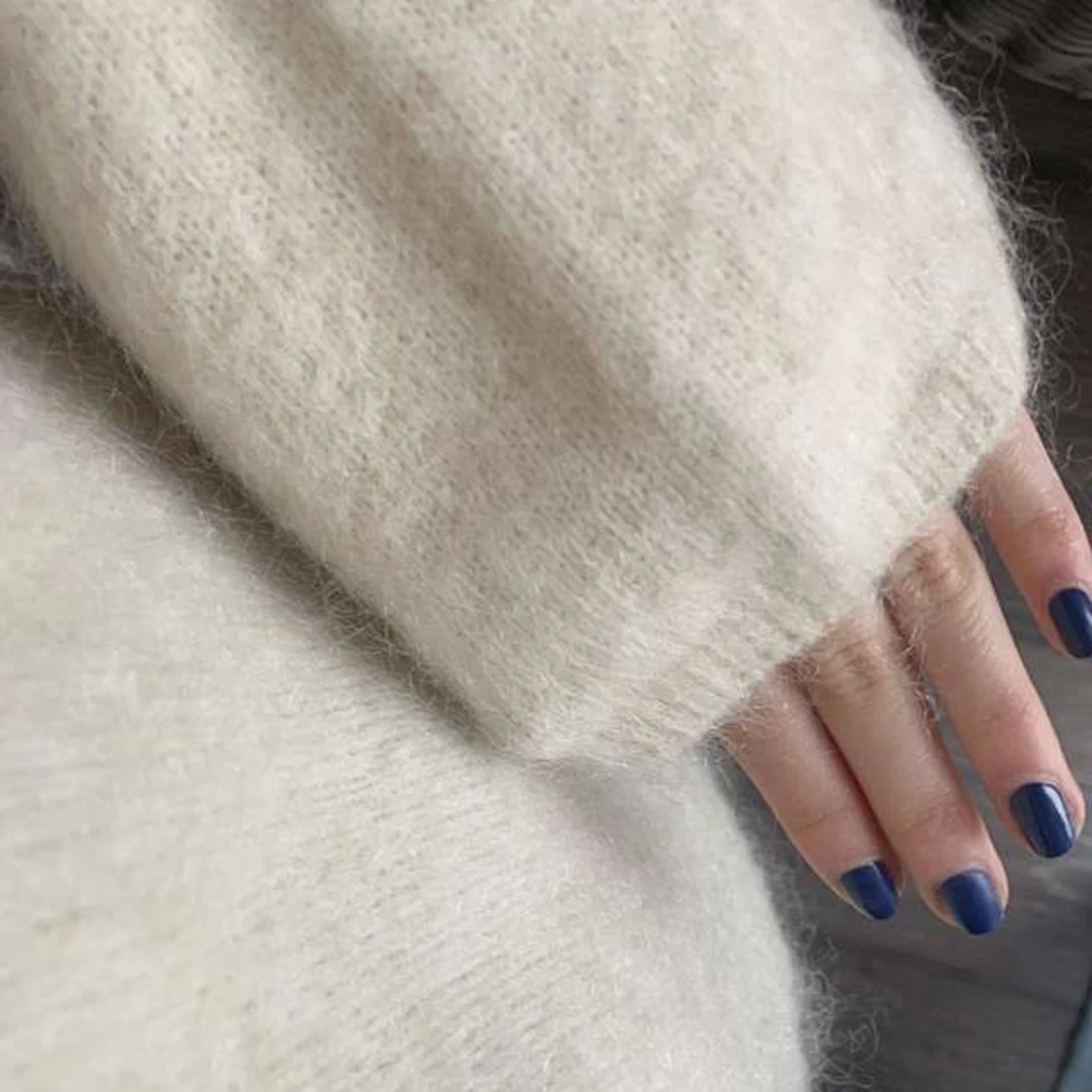 Mohair tröja hm - 91