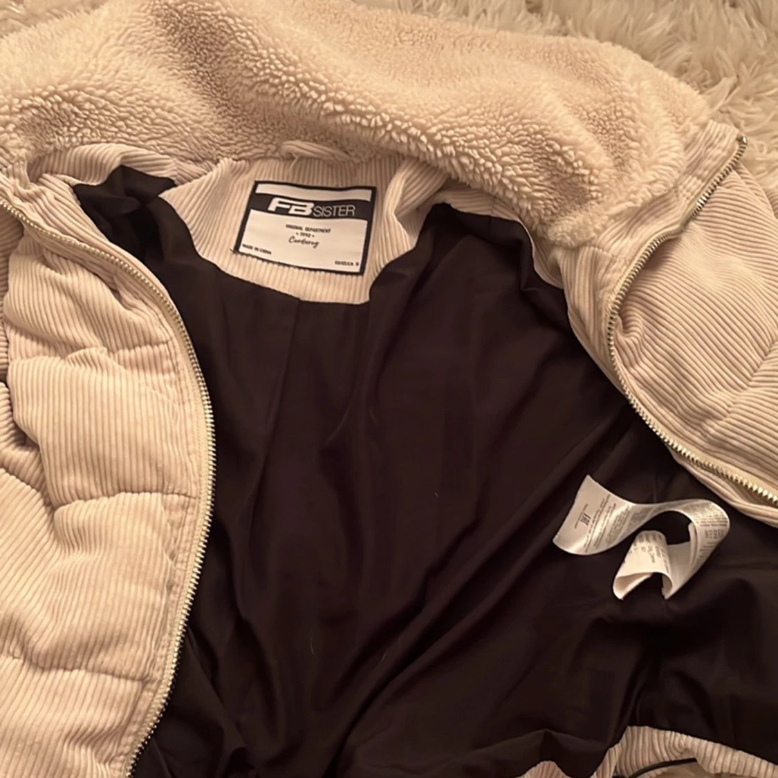 Basis vit jacka  - 90