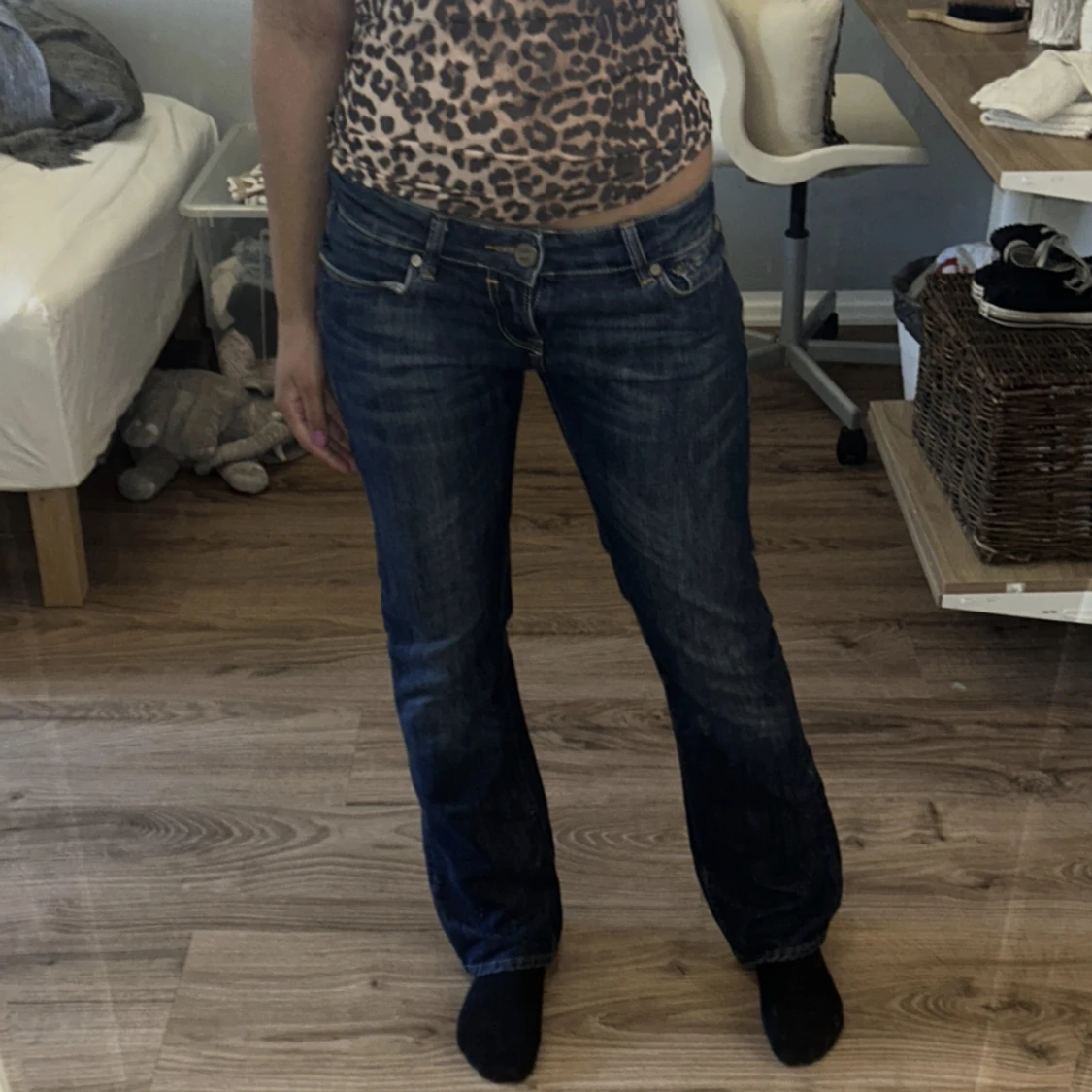 Lågmidjade jeans