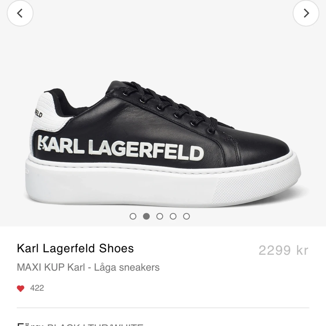 KARL LAGERFELD SKOR - 91