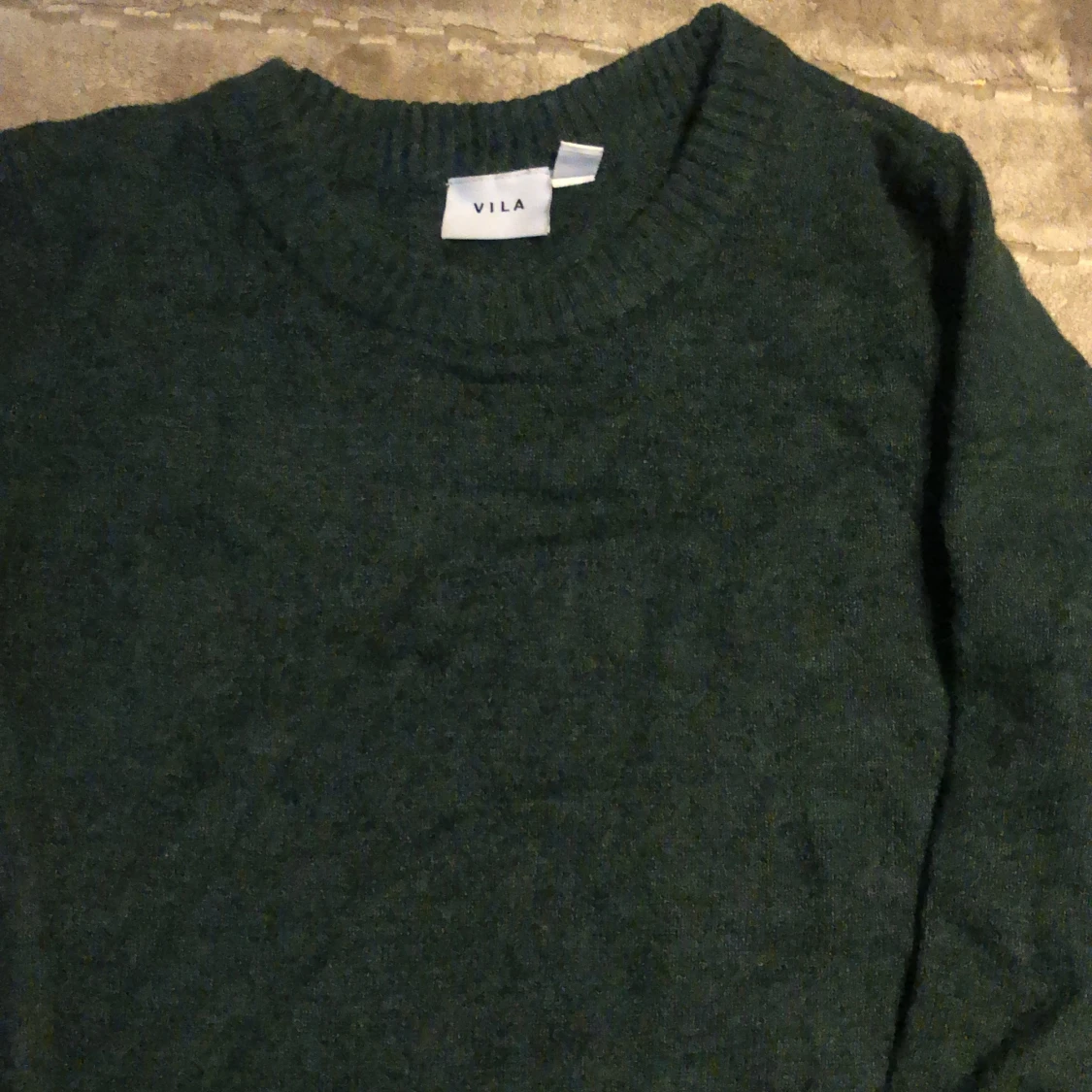 Höstig grön tröja  - 90