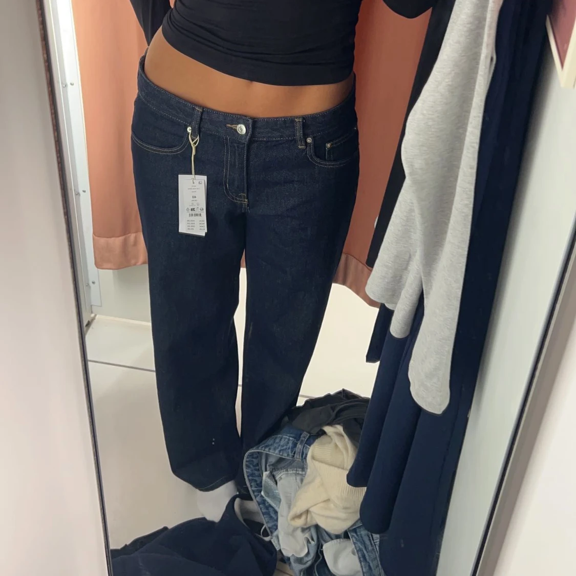 Gina Low Waist Wide Leg Jeans - 90