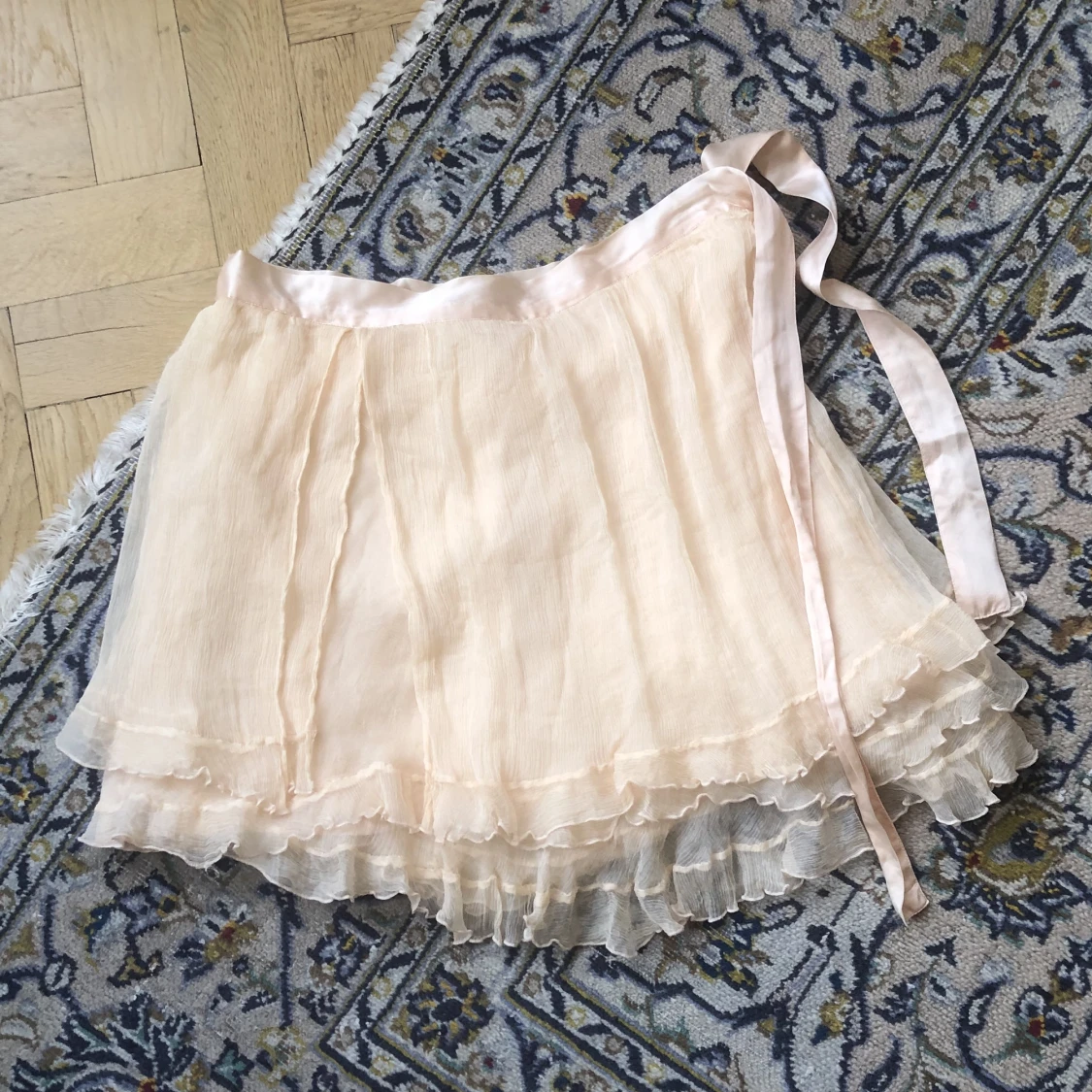 Mini-kjol 100% silke - 90