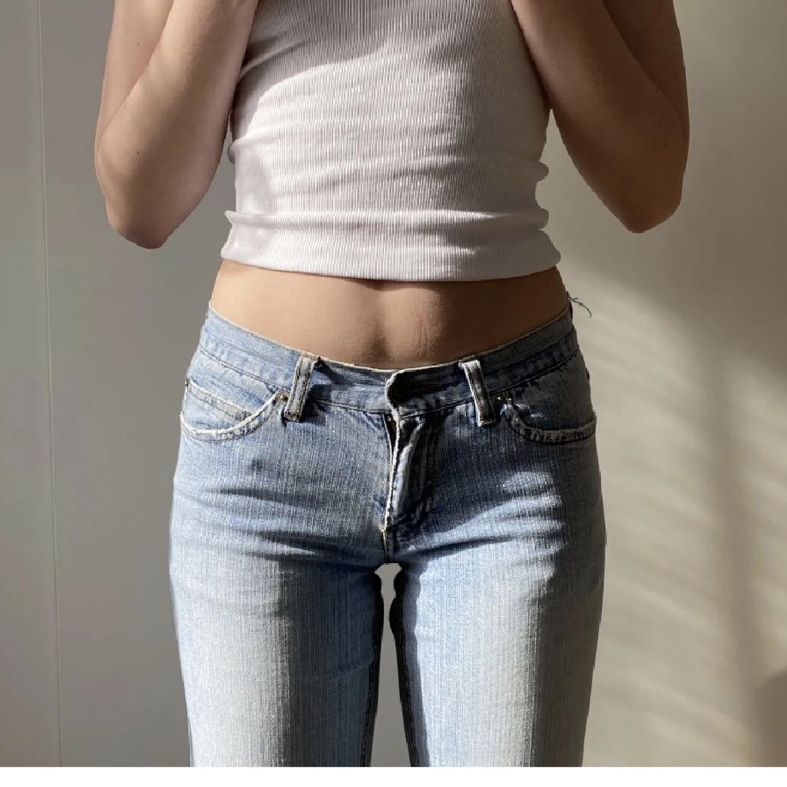 Lågmidjade jeans