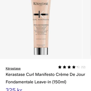 Kerastase Curl Manifesto Creme - Endast testad en gång, men fungerade tyvärr inte på mitt hår :(