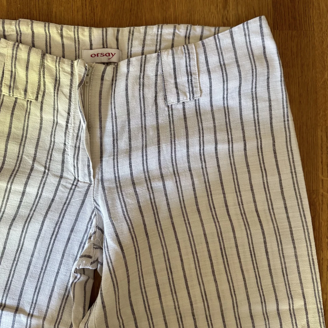 Lågmidjade linnebyxor - 90