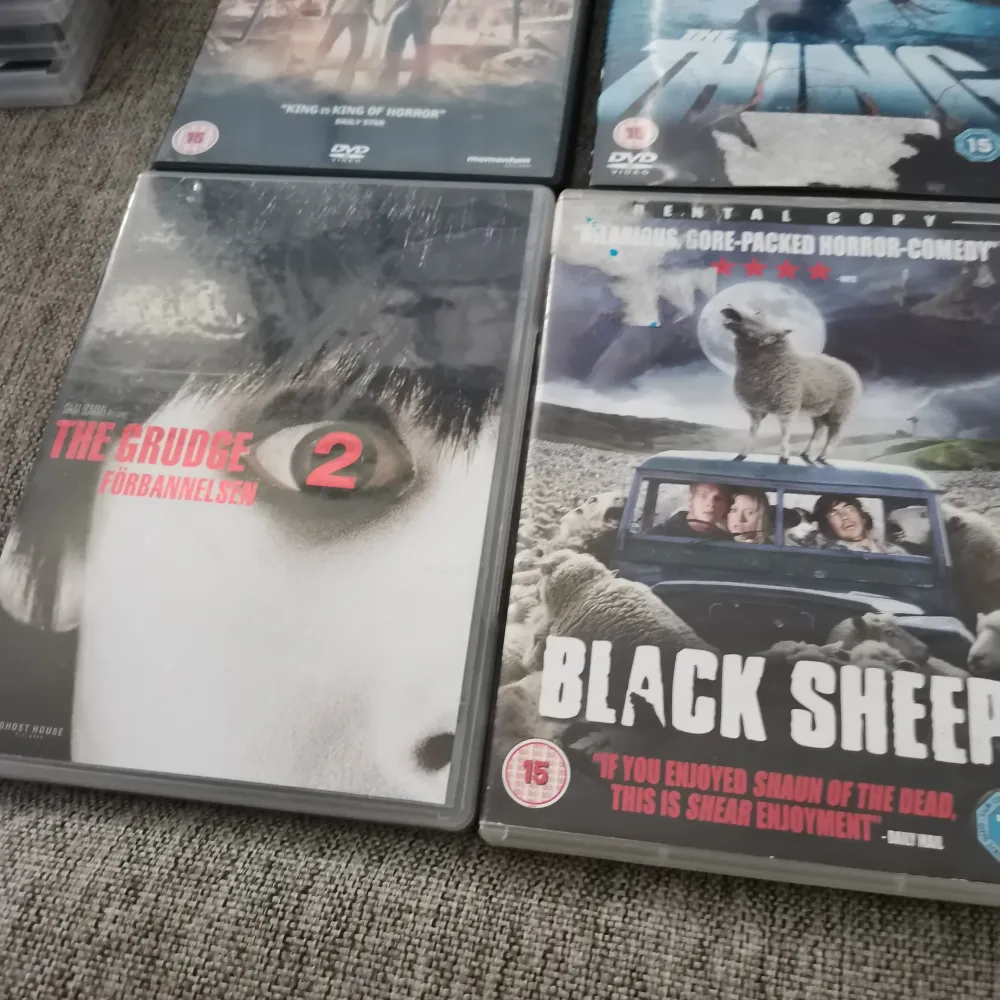 3 st dvd filmer 20 kr st black sheep är såld. Övrigt.