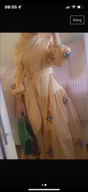 Maxi kläning långärmad kläning - Låmgt kläning aldrig alvänd endast testad