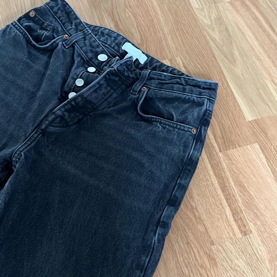 Svarta straight leg jeans - 91